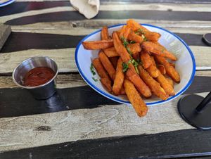Sweet potato fries at Oh My Soul in Charlotte
