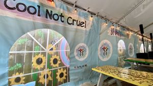 Outdoor patio  at Oh My Soul in Charlotte