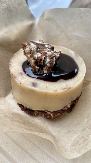 Mini cheesecake   at Oh My Soul in Charlotte