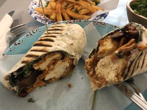 Vicken & Friendly Bacon Ranch Wrap at Oh My Soul in Charlotte