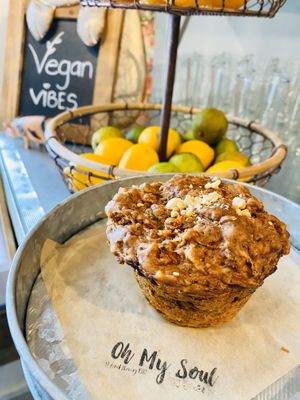 Carrot muffin  at Oh My Soul in Charlotte