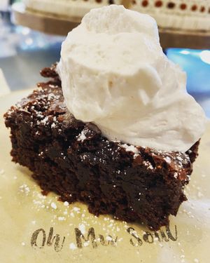 Best brownie ever  at Oh My Soul in Charlotte