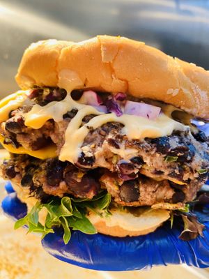 King Kong burger 🍔  at Oh My Soul in Charlotte