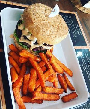 Burger 🍔  at Oh My Soul in Charlotte