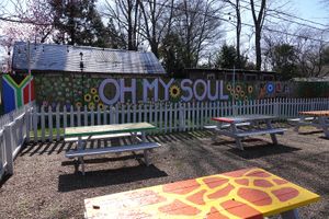 Patio at Oh My Soul in Charlotte