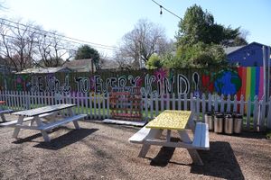 Patio at Oh My Soul in Charlotte