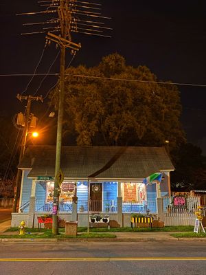 Outside of OMS at Oh My Soul in Charlotte