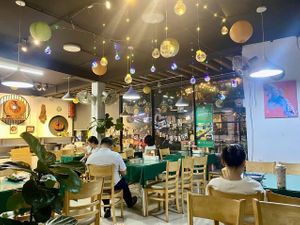 Warm and peaceful space at EZ Veggie - Chay Co Hong in Hanoi