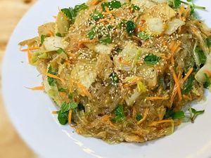 Grass Noodle  at EZ Veggie - Chay Co Hong in Hanoi