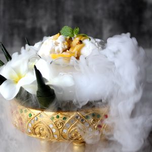 Coconut Ice cream :D at MAYs in Bangkok