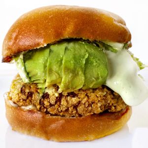 Hot Chick’n Sandwich  at Nomoo in Los Angeles