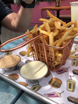 French Fries (come with your choice of dipping sauce ) at Nomoo in Los Angeles