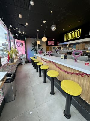 Indoor Counter Seating   at Nomoo in Los Angeles