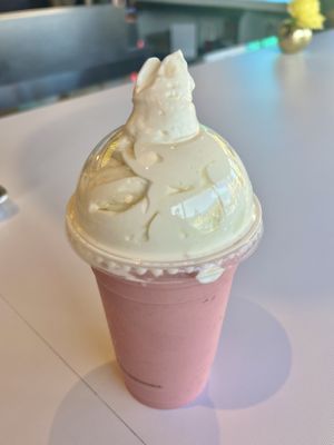 Strawberry shake  at Nomoo in Los Angeles