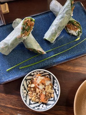 Summer rolls  at Chay Garden in Ho Chi Minh City