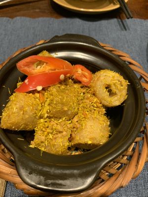 Fried seian   at Chay Garden in Ho Chi Minh City