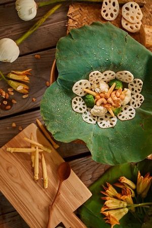 Food at Chay Garden in Ho Chi Minh City