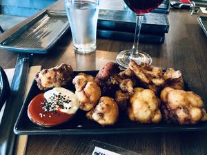 Kaarage Cauliflower  at i like ramen in Mermaid Beach
