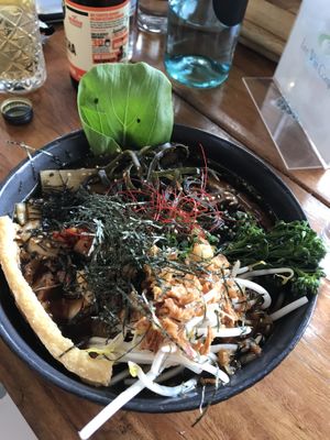 Loaded bowl at i like ramen in Mermaid Beach