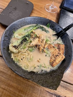 Cashew ramen  at i like ramen in Mermaid Beach