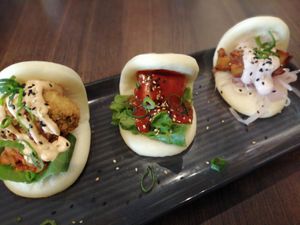 Bao Trio for $22 at i like ramen in Mermaid Beach