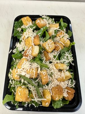 Vegan caesar at Pizza USA in Bellflower