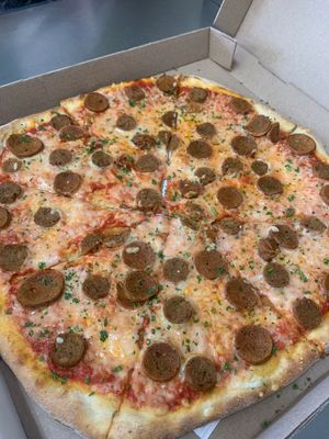 Vegan pepperoni  at Pizza USA in Bellflower