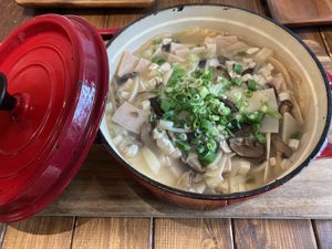 Wei Province (near modern-day Chongqing) dish: Zhonghe soup (mushroom, bamboo, and tofu) at Dish of Tomorrow 明日餐桌 - MíngRì CānZhuō in Taichung
