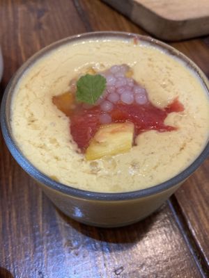 Guangdong Province dessert: Mango pomelo sago (made with two kinds of mangos) at Dish of Tomorrow 明日餐桌 - MíngRì CānZhuō in Taichung
