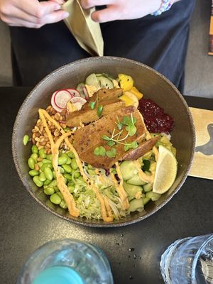 Seitan poke  at Pisek Bar in Celje