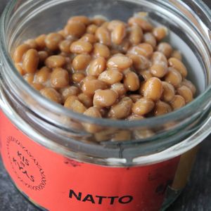 natto, organic and unpasteurized at  Kis in Kvas in Ljubljana