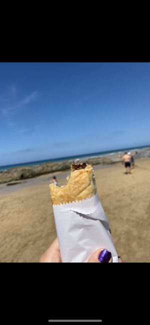 Vegan Sausage roll!💗💗 at Sea Spray in Newquay