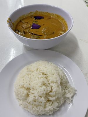 Curry Mushroom rice @ $6.90  at Divine Vegetarian Family 添欣素食園 in Northeast Singapore