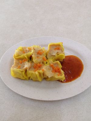 Vegetarian siewmai at Divine Vegetarian Family 添欣素食園 in Northeast Singapore