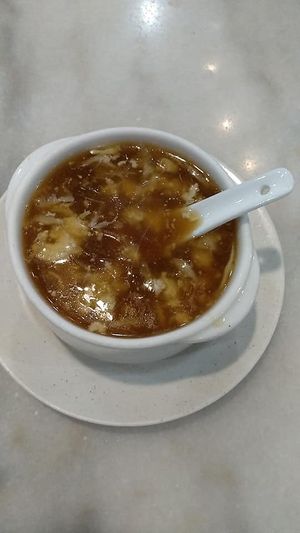 hot & sour soup at TaraVege in Petaling Jaya