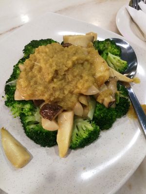 mushrooms at TaraVege in Petaling Jaya