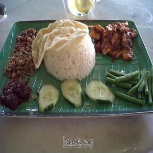 Nasi Lemak at Vegelife Cafe, Petaling Jaya.  at TaraVege in Petaling Jaya