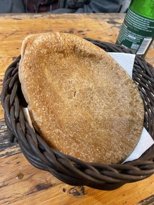 Pita bread  at Chickpeas in Berlin