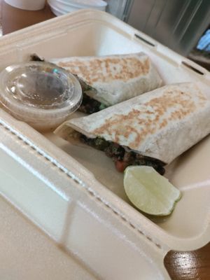 Herbivoro Burrito at Herbivoro in Cancun