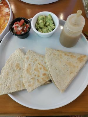 Quesadilla at Herbivoro in Cancun