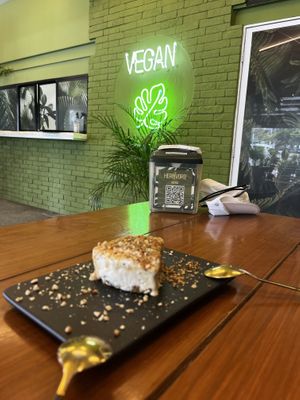 Dulce de leche  at Herbivoro in Cancun