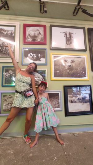 Lots of heal the world messages   at Herbivoro in Cancun