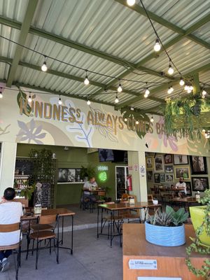 The restaurant   at Herbivoro in Cancun