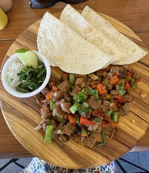 Tacos  at Herbivoro in Cancun