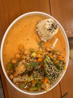 Stir fry curry  at Herbivoro in Cancun