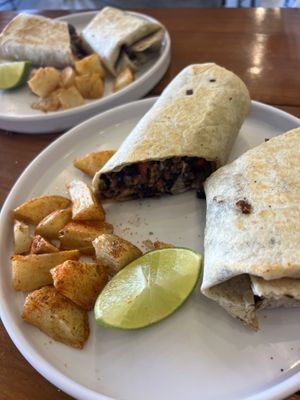 Burritos   at Herbivoro in Cancun