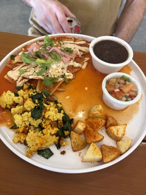 Full breakfast  at Herbivoro in Cancun