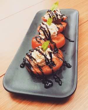 Caprese Salad at Herbivoro in Cancun