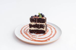 Snickers Cake at Herbivoro in Cancun