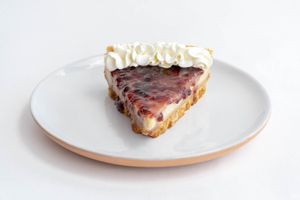 Cheesecake at Herbivoro in Cancun